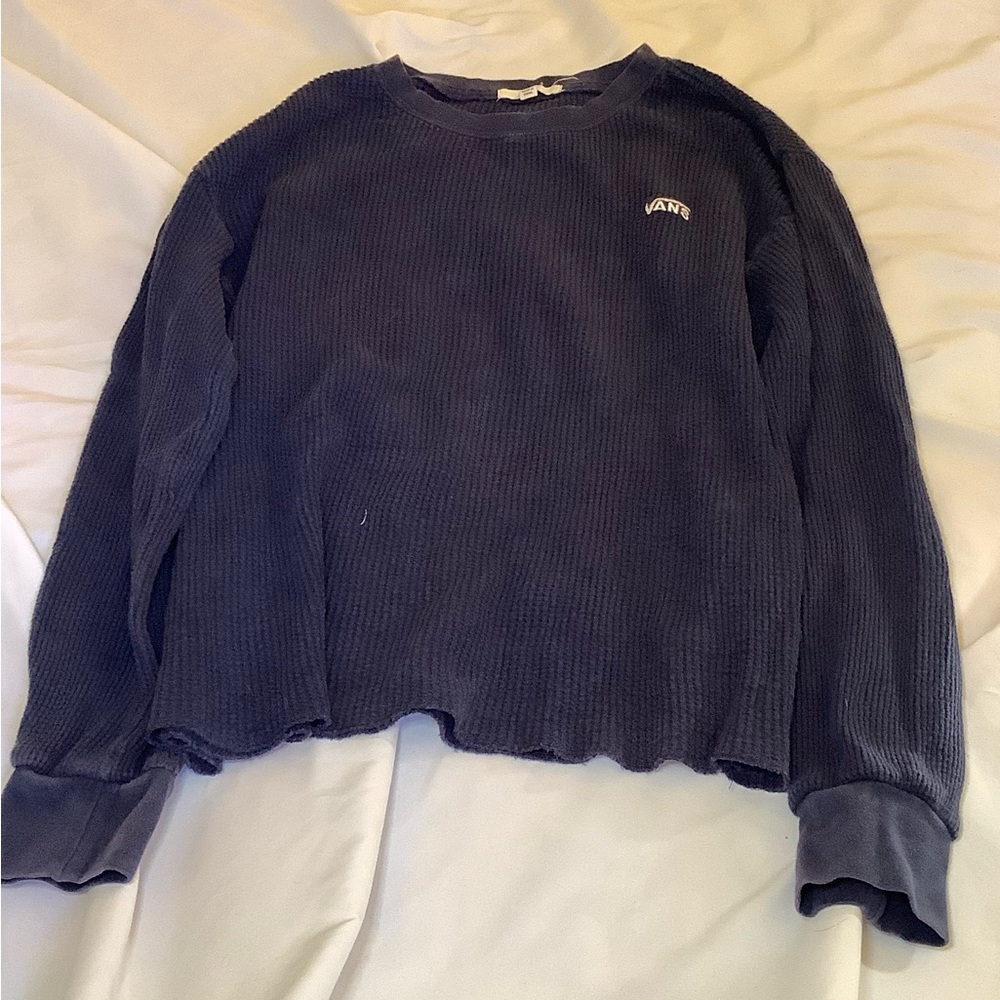 🛍️SOLD🛍️ Vans Women's Blue Thermal